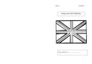 English Worksheet: notebook cover