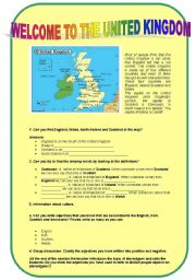 English Worksheet: Welcome to the United Kingdom: rejecting stereotypes