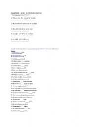 English Worksheet: possesive adjectives&pronouns
