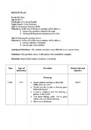 English worksheet: plan about passive voice