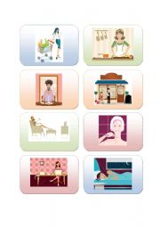 Daily routines flashcards set 2