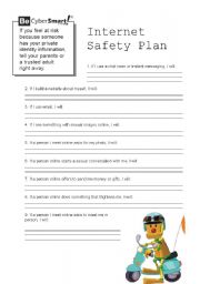 English Worksheet: Internet safety (2/4)