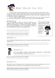 English Worksheet: Internet safety (3/4)