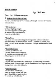 English worksheet: Poetry