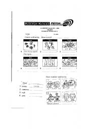 English worksheet: body parts