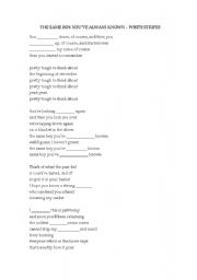 English worksheet: same boy youve always known - white stripes