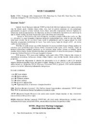 English Worksheet: html notes