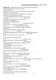   Grammar review : worksheet