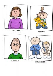 English Worksheet: Flashcards about family