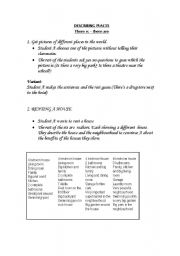 English worksheet: Places