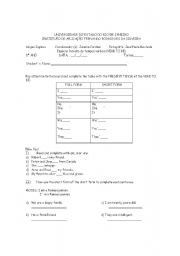 English worksheet: PRESENT PERFECT