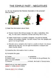 English Worksheet: PAST SIMPLE 