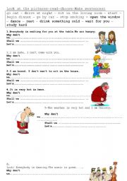 English Worksheet: suggestions 2