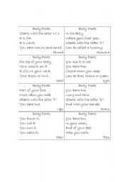 English worksheet: Vocabulary Quiz