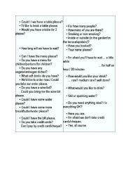 English Worksheet: ordering  men