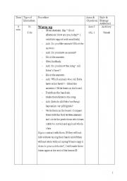 English Worksheet: lesson plan on possessive adjectives