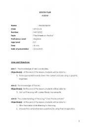 English worksheet: poetry lesson plan