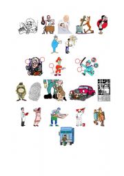 English Worksheet: Guess the jobs