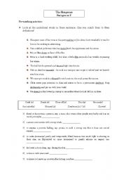 English Worksheet: Bart gets and F