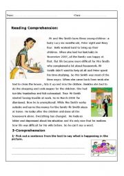 English Worksheet: Housework