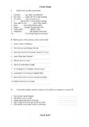 English Worksheet: Present Simple
