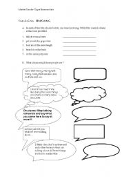 English worksheet: Idioms