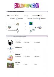 English worksheet: ENGLISH REVISION FOR BEGINNERS