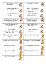 English Worksheet: First Conditional - Speaking activity