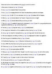 English Worksheet: Articles