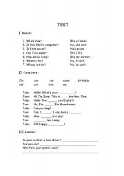 English worksheet: grammar exercises