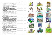 English Worksheet: BUILDINGS and PLACES (p. 2)