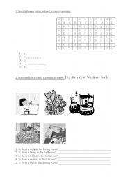 English Worksheet: test