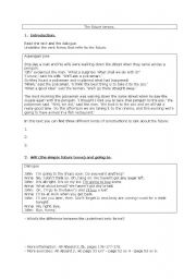 English Worksheet: Future tenses