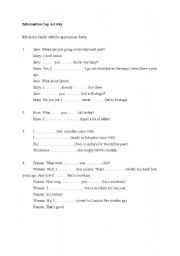 English Worksheet: present perfect tense