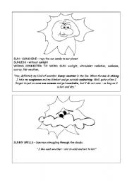 English Worksheet: WEATHER 3