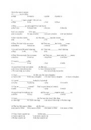 English Worksheet: grade7sbstest