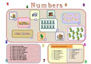 English Worksheet: NUMBERS