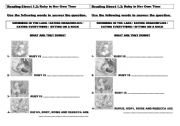 English worksheet: introducing Ing form for little childres