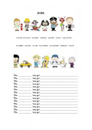 English Worksheet: JOBS