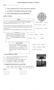 English worksheet: Mapuche Culture