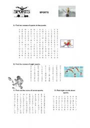English Worksheet: Sports