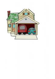 English worksheet: garage