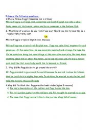 English Worksheet: Around the World in 80 Days