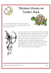 13 moon on turtles back (American Indian Story)