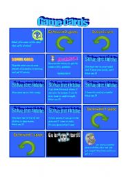 English Worksheet: clothes game cards