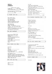 English Worksheet: With You - Chris Brown
