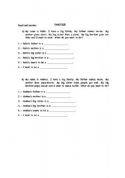 English worksheet: jobs