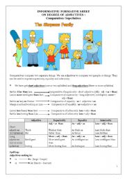 English Worksheet: Degree of Adjectives