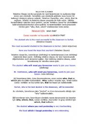 English Worksheet: ReLative CLauses