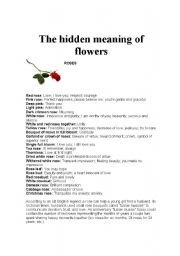 The hidden meaning of flowers